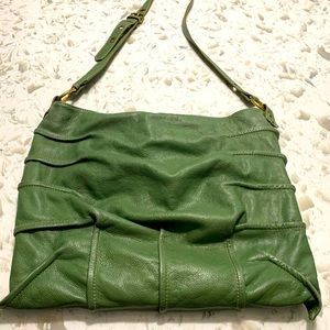Rabeanco green crossbody bag